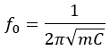 Формула расчета резонансный частоты динамика
