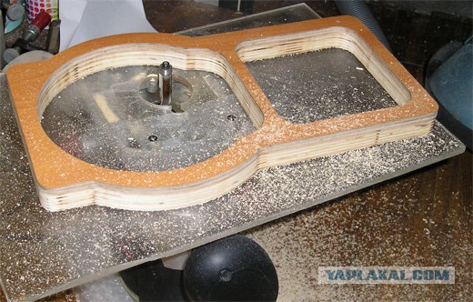 Передняя панель корпуса акустической системы на динамиках Visaton Передняя панель корпуса акустической системы на динамиках Visaton