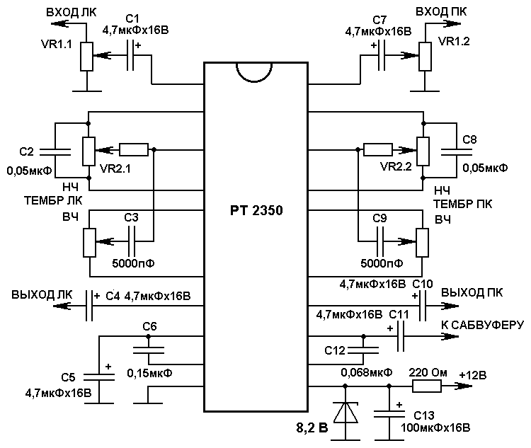 2.1. Три основные схемы усилителей на транзисторах